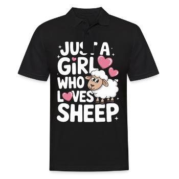 Sheep Sheep Farmer Lamb Farmer - Men's Polo Shirt - black - Front - Kai (181cm)