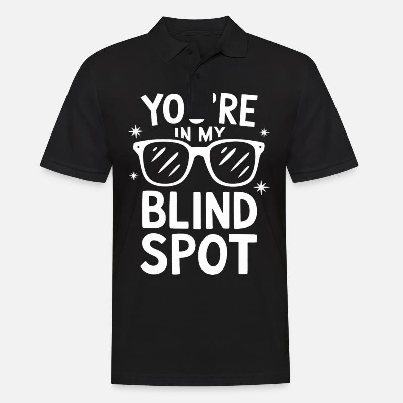 Blinde Blindheit Sehbehinderte Menschen - Männer Poloshirt - Schwarz