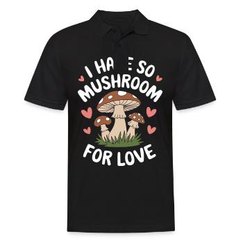 Mushroom Mushrooms Funghi Mushroom - Men's Polo Shirt - black - Front - Kai (181cm)