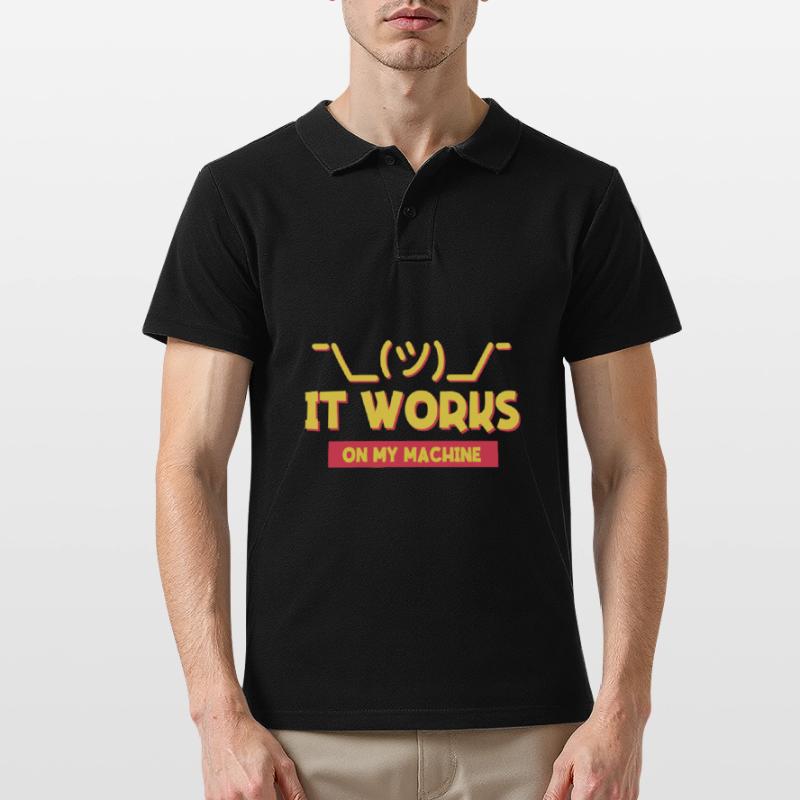 Assistance informatique et programmeur blague pour coder Polo Homme