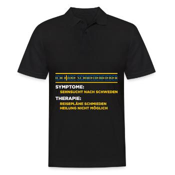 Ich Habe Schwedenfieber Symptome: Sehnsucht Nach S - Männer Poloshirt - Schwarz - Vorne - Kai (181cm)