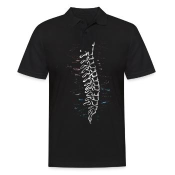 Physiothérapeute chiropracteur physiothérapie - Polo Homme - noir - Devant - Kai (181cm)