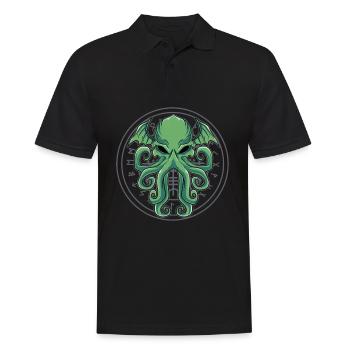 Cthulhu Myth Old Artstyle Poison - Polo Homme - noir - Devant - Kai (181cm)