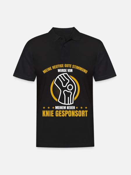 Meine Heutige Gute Stimmung Wurde Von Meinem Neuen - Männer Poloshirt - Schwarz