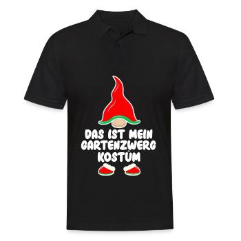 Gartenzwerg Für Gartenzwerg Liebhaber Gärtner Lust - Männer Poloshirt - Schwarz - Vorne - Kai (181cm)