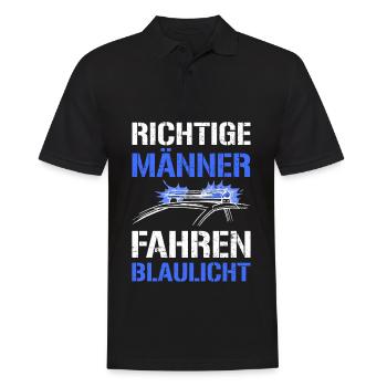 Erste Hilfe Für Ersthelfer Rettungssanitäter Sanit - Männer Poloshirt - Schwarz - Vorne - Kai (181cm)