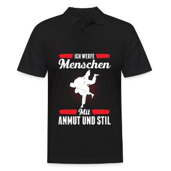 Judo Für Judoka Judo Kämpfer Judo Trainer Judo - Männer Poloshirt - Schwarz - Vorne - Kai (181cm)