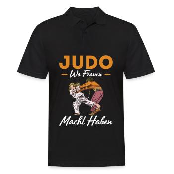 Judo Für Judoka Judo Kämpfer Judo Trainer Judo - Männer Poloshirt - Schwarz - Vorne - Kai (181cm)