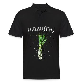 Helau Lauch Kostümersatz Karneval Fasching - Männer Poloshirt - Schwarz - Vorne - Kai (181cm)