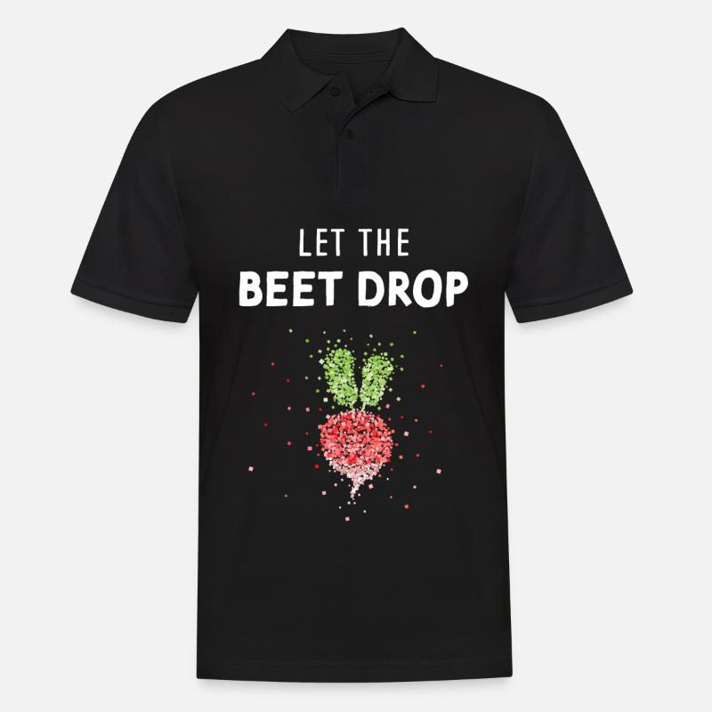 Radieschen Beet Kostümersatz Karneval Fasching - Männer Poloshirt - Schwarz
