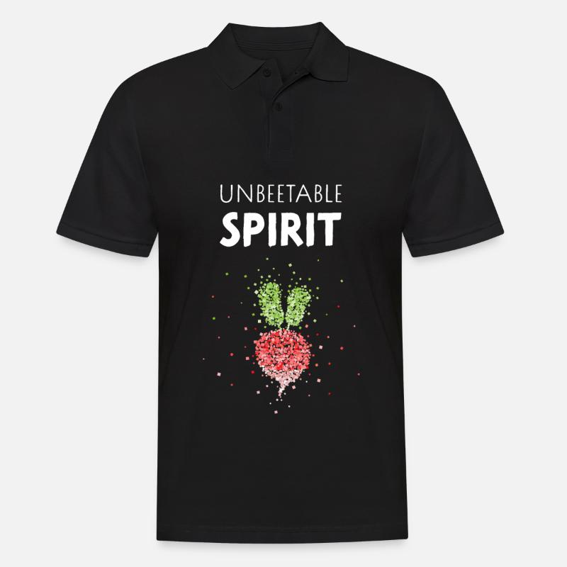 Radieschen Beet Kostümersatz Karneval Fasching - Männer Poloshirt - Schwarz