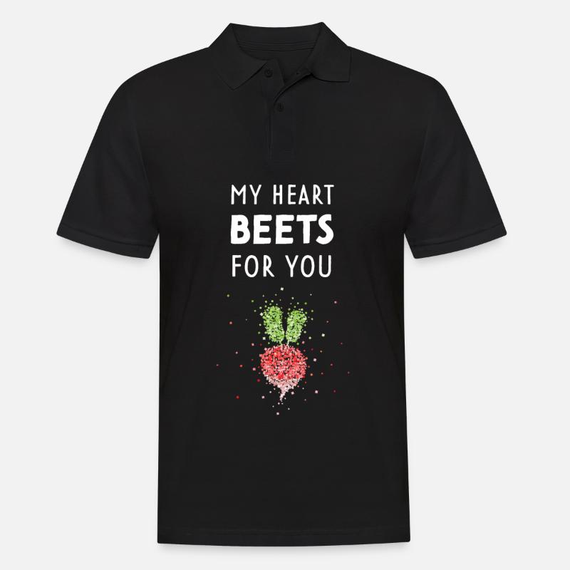 Radieschen Beet Kostümersatz Karneval Fasching - Männer Poloshirt - Schwarz