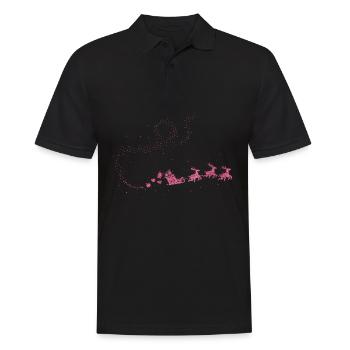 Christmas Time Wintertime Christmas Outfit Advent - Men's Polo Shirt - black - Front - Kai (181cm)