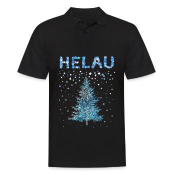 Karneval Konfetti Helau Weihnachtszeit Christbaum - Männer Poloshirt - Schwarz - Vorne - Kai (181cm)