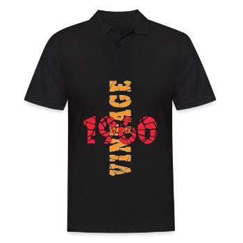 Hergestellt 1960, Geboren 1960 Geburtstag - Männer Poloshirt - Schwarz - Vorne - Kai (181cm)