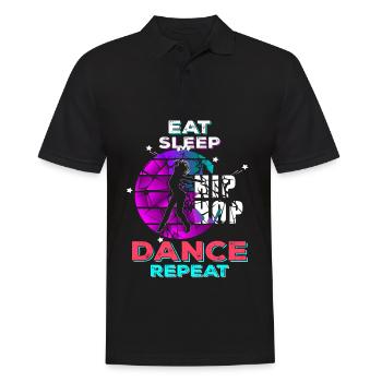 Hip Hop Dance Mädchen - Männer Poloshirt - Schwarz - Vorne - Kai (181cm)