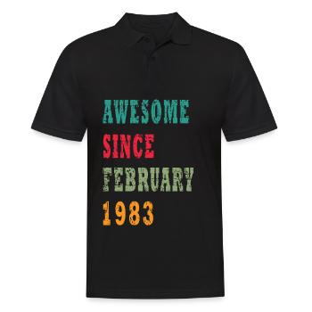 40 ans, verdict de naissance - Polo Homme - noir - Devant - Kai (181cm)