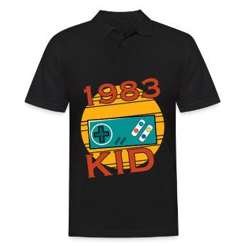 Level 40 Complete. zum 40 Geburtstag. 40 Jahre. - Männer Poloshirt - Schwarz - Vorne - Kai (181cm)
