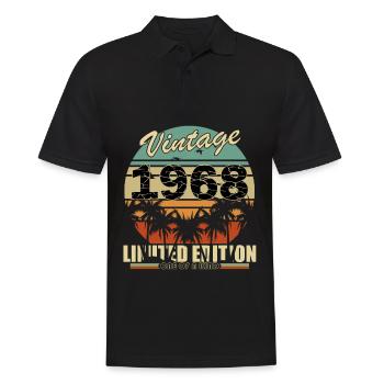 Né en 1968 - Polo Homme - noir - Devant - Kai (181cm)