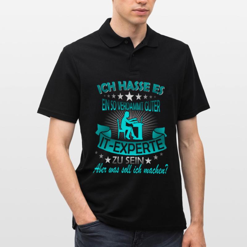 Informatiker It Experte Expert Computer Nerd Männer Poloshirt
