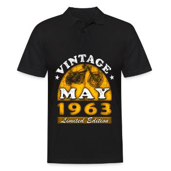 Moto moto Né en mai 1963 - Polo Homme - noir - Devant - Kai (181cm)