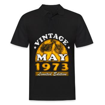 Moto moto Né en mai 1973 - Polo Homme - noir - Devant - Kai (181cm)