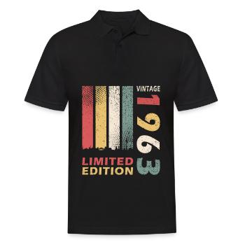 60E ANNIVERSAIRE ÉDITION LIMITÉE 1963 - Polo Homme - noir - Devant - Kai (181cm)
