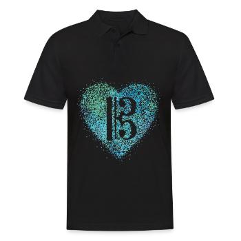Clef de fou Professeur de musique - Polo Homme - noir - Devant - Kai (181cm)
