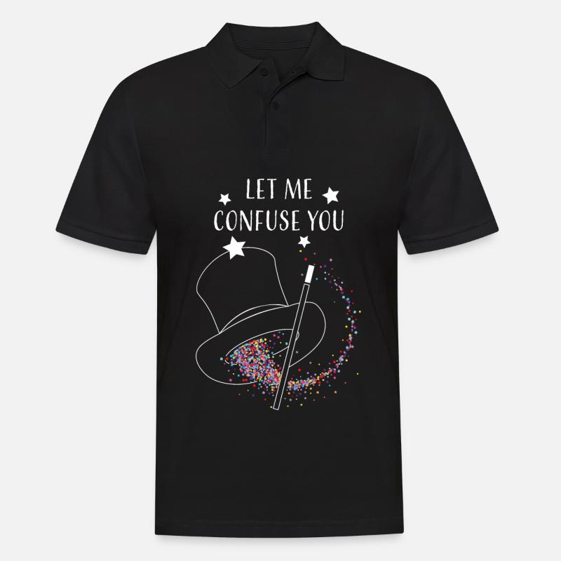 Magic Hat Magic Tricks Card Magic Magic Show - Men's Polo Shirt - black
