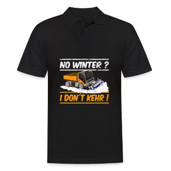 I DONT KEHR Service d’hiver Fraiseuse à neige Balayeuse - Polo Homme - noir - Devant - Kai (181cm)