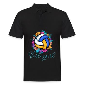 Volleygirl Beach Volleyball - Men's Polo Shirt - black - Front - Kai (181cm)