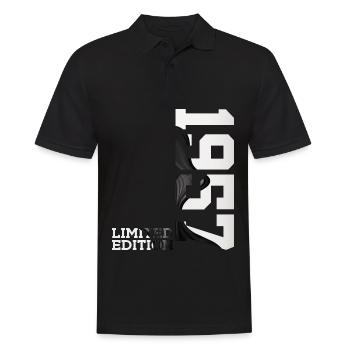 ÉDITION LIMITÉE 69E ANNIVERSAIRE 1957 - Polo Homme - noir - Devant - Kai (181cm)