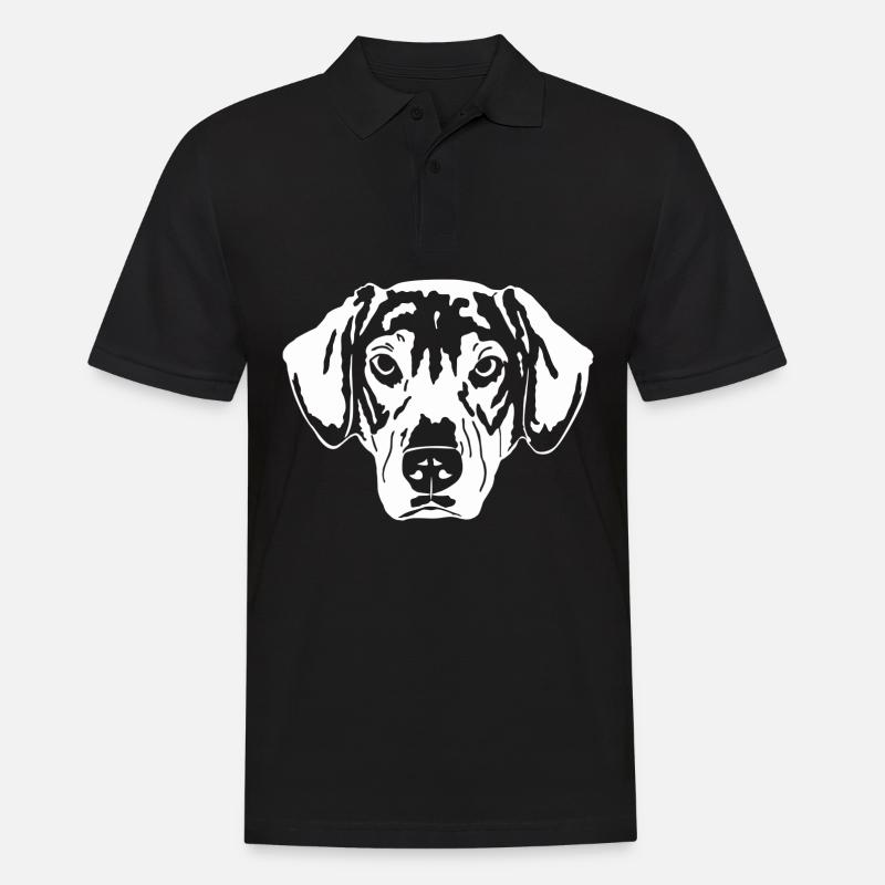 Schäferhund Mix - Männer Poloshirt - Schwarz