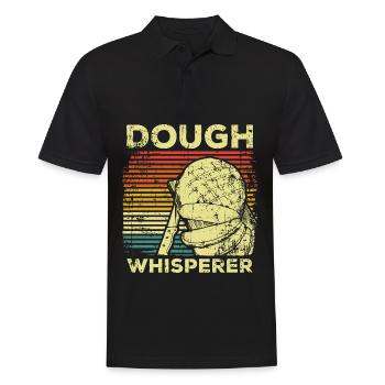 Boulangerie pâte pain - Polo Homme - noir - Devant - Kai (181cm)