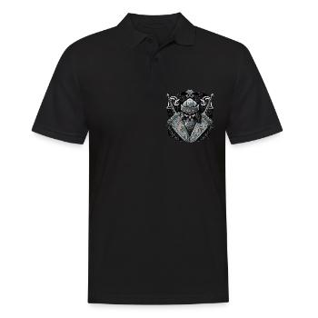 Viking Norseman: Elegant Nordic Design - Men's Polo Shirt - black - Front - Kai (181cm)