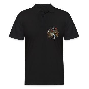 Bonsai - Japanischer Garten - Männer Poloshirt - Schwarz - Vorne - Kai (181cm)