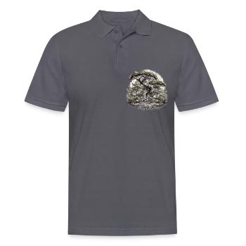 Bonsaï - Jardin Japonais - Polo Homme - charbon - Devant - Nico (186cm)