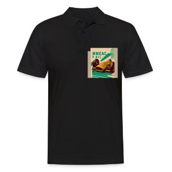 Rétro Car Poster Vintage Car Old School - Polo Homme - noir - Devant - Kai (181cm)