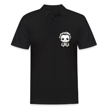 Halloween Horror Movie - Video Games Gaming - Men's Polo Shirt - black - Front - Kai (181cm)
