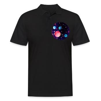 univers - Polo Homme - noir - Devant - Kai (181cm)