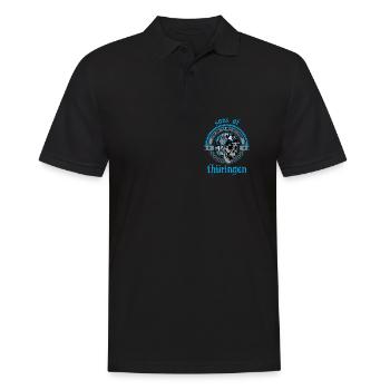 Son of Thuringia - Men's Polo Shirt - black - Front - Kai (181cm)