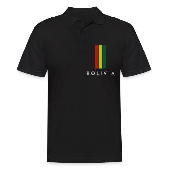 Drapeau bolivien, fierté bolivienne - Polo Homme - noir - Devant - Kai (181cm)