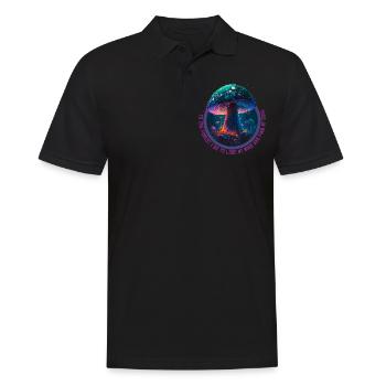 Champignons Champignons Cueilleurs de champignons Botanique Nature Forêt - Polo Homme - noir - Devant - Kai (181cm)