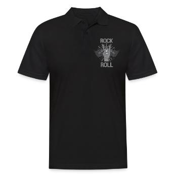 Rock'n'Roll - Polo Homme - noir - Devant - Kai (181cm)