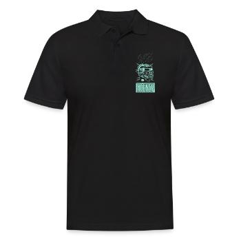 ice Hockey - Men's Polo Shirt - black - Front - Kai (181cm)