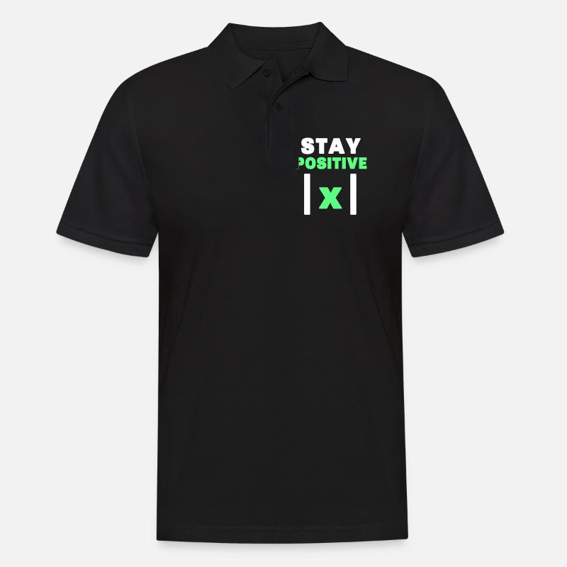 Math nerd - Men's Polo Shirt - black