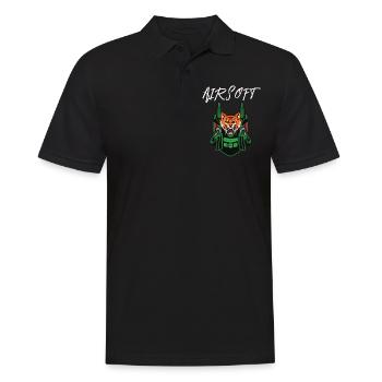 Airsoft / Softair / Softgun / AEG Airsoft Milsim - Polo Homme - noir - Devant - Kai (181cm)