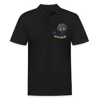 D’adorables amis corbeaux kawaii pour vous - Polo Homme - noir - Devant - Kai (181cm)