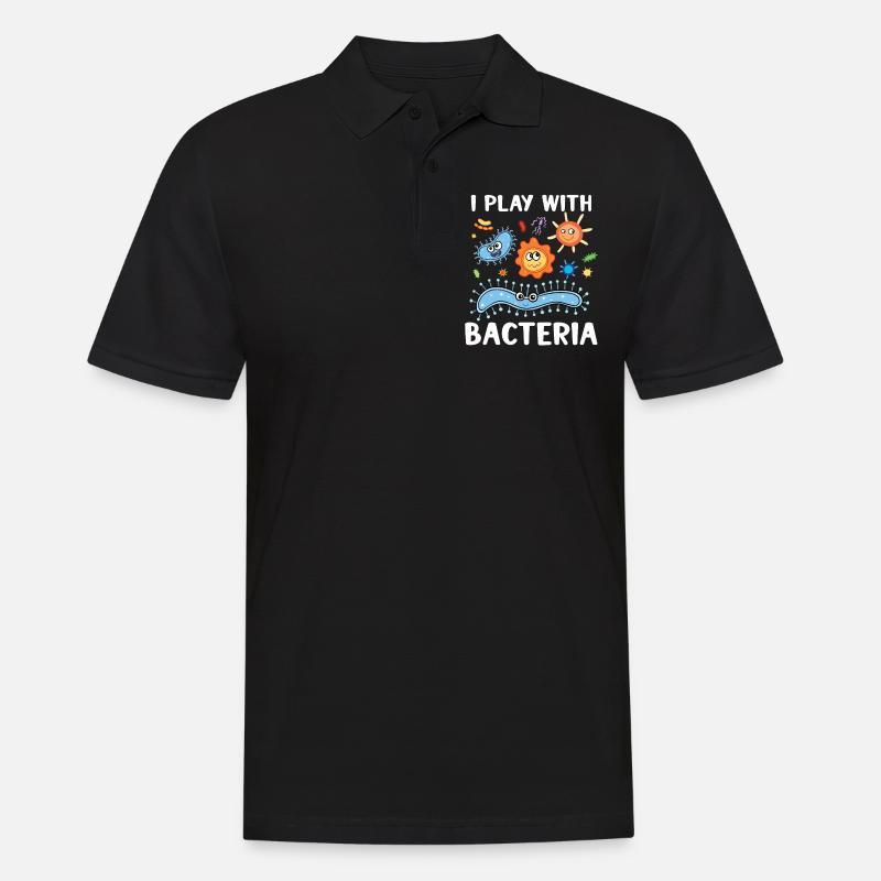 Microbiologiste Microbiology Lab Staph Gift Idea - Polo Homme - noir