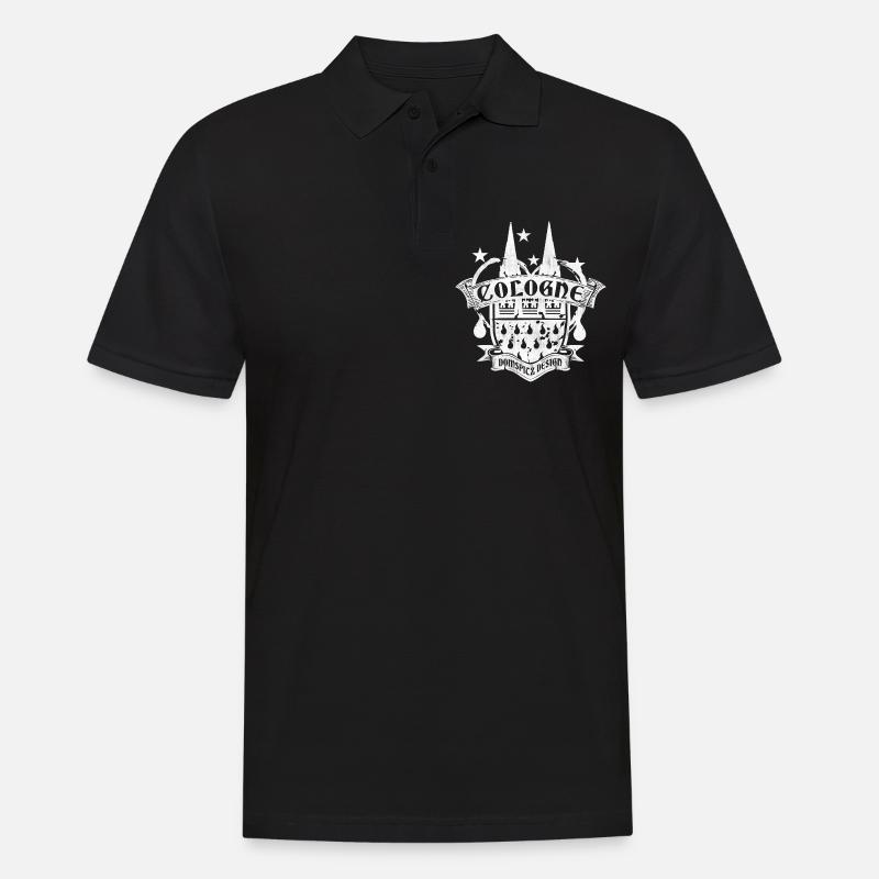 Domspitz Design - Männer Poloshirt - Schwarz